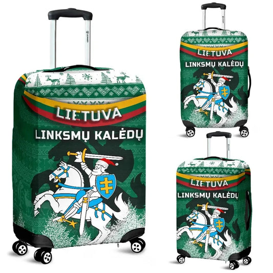 Lithuania Christmas Luggage Covers Simple Vibes Version