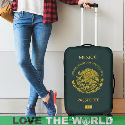 Mexico Passport Basic Luggage Cover Bn04