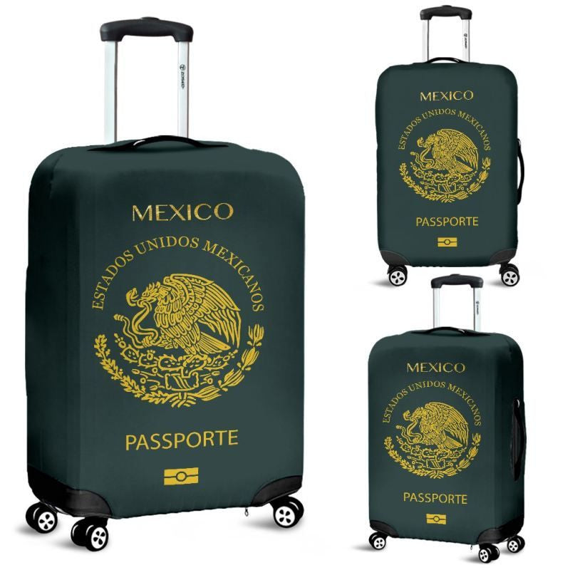 Mexico Passport Basic Luggage Cover Bn04