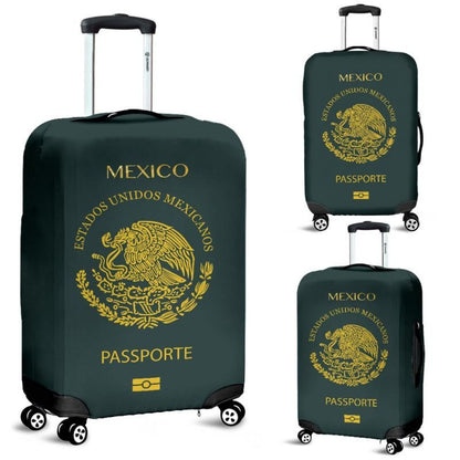 Mexico Passport Basic Luggage Cover Bn04