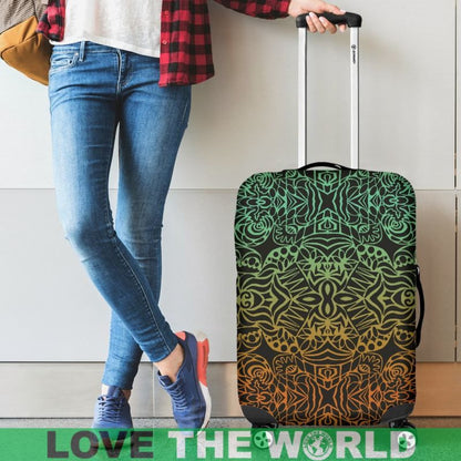 Mexico Aztec Pattern 01 Luggage Cover Sd1