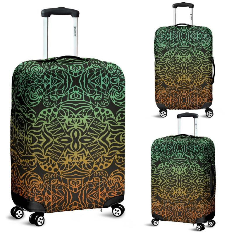 Mexico Aztec Pattern 01 Luggage Cover Sd1