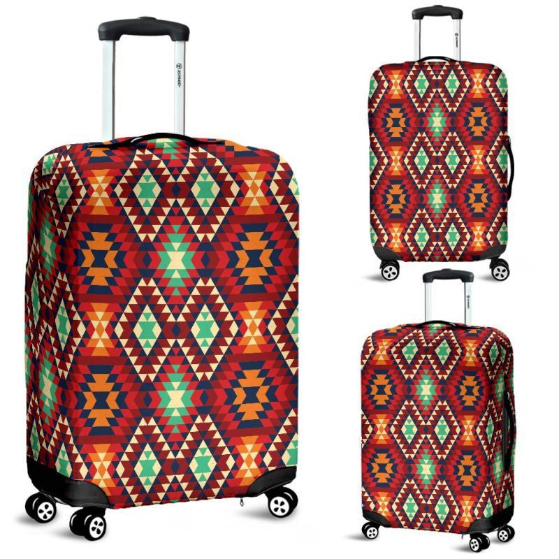 Mexico Aztec Pattern 06 Luggage Cover Sd1