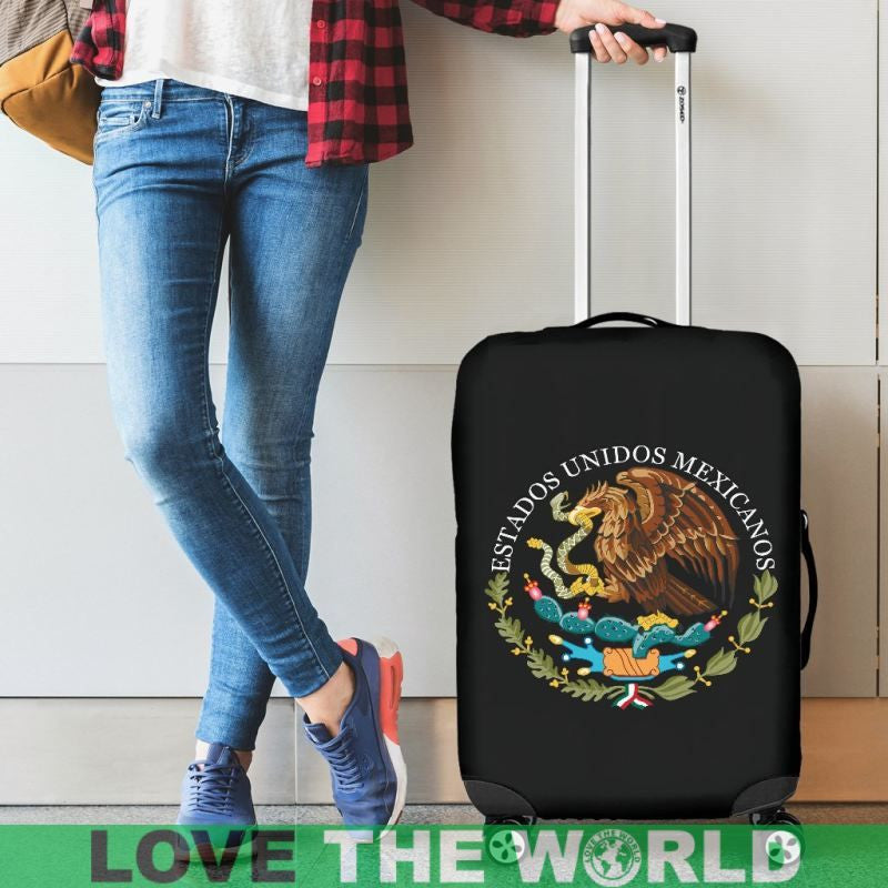 Mexico Coat Of Arms Luggage Cover Bn04
