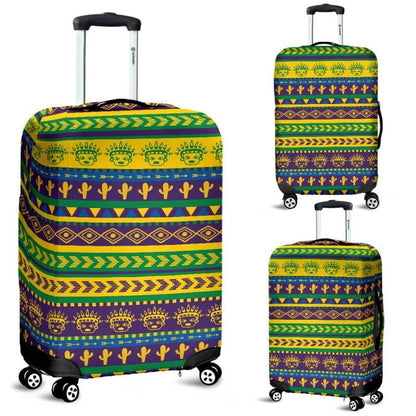 Mexico Aztec Pattern 09 Luggage Cover Sd1