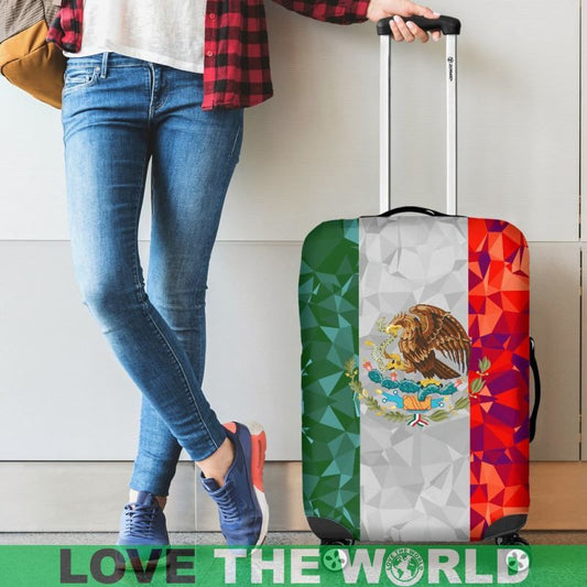 Mexico Polygon Luggage Cover Bn04