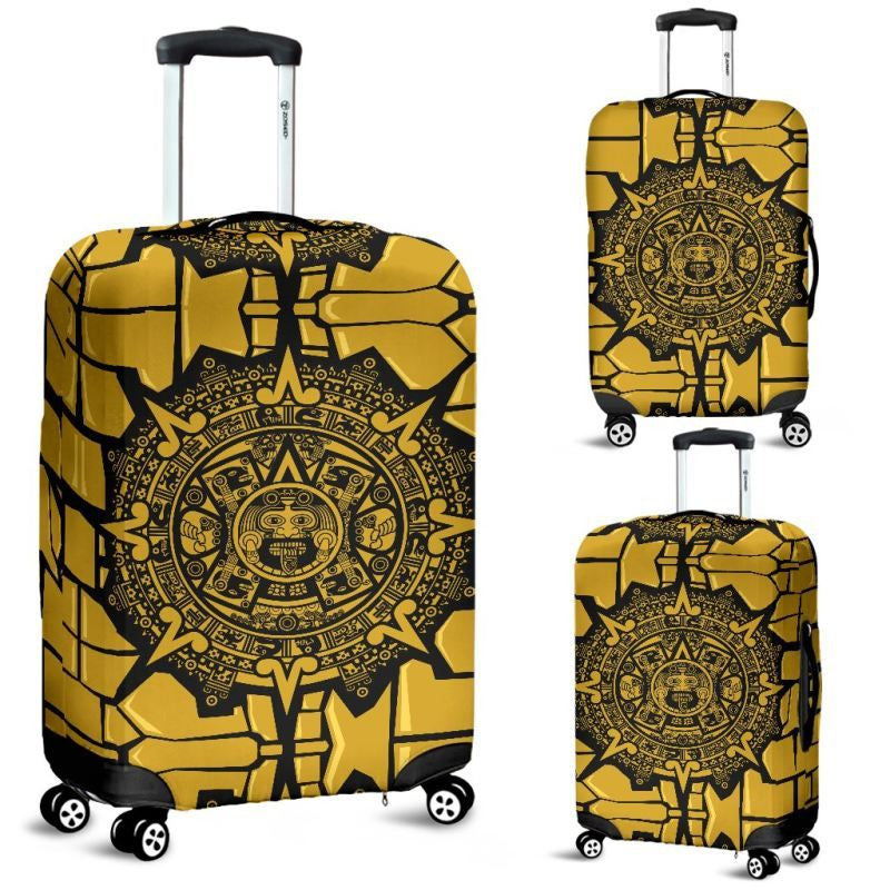 Mexico Aztec Pattern 07 Luggage Cover Sd1