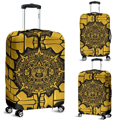 Mexico Aztec Pattern 07 Luggage Cover Sd1