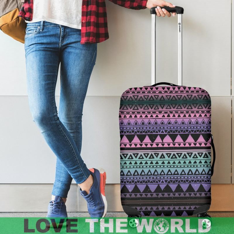 Mexico Aztec Pattern 04 Luggage Cover Sd1