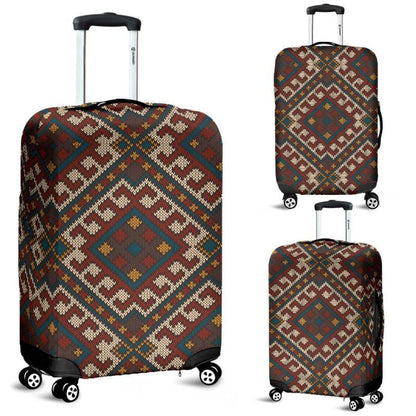 Mexico Aztec Pattern 03 Luggage Cover Sd1