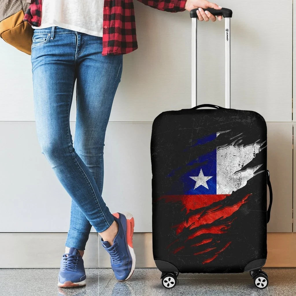 Chile in Me Luggage Covers Special Grunge Style