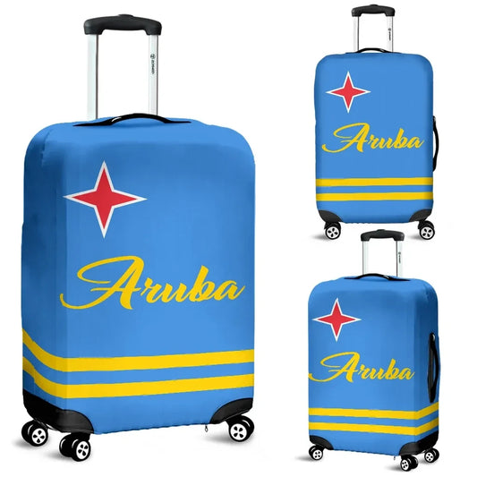 Aruba Flag Luggage Cover