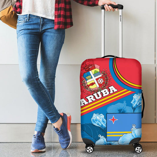 Aruba Luggage Cover One Happy Island