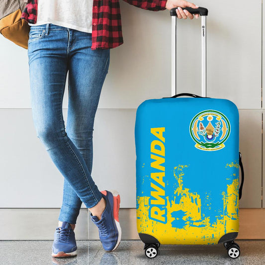 Rwanda.png Luggage Cover Smudge Style 0