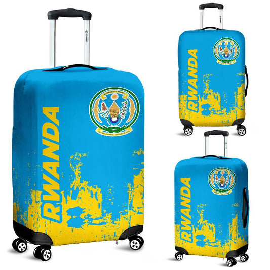 Rwanda.png Luggage Cover Smudge Style 0