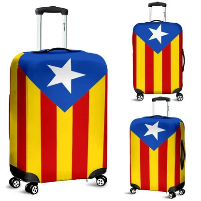 Catalonia Blue Estelada Luggage Cover Bn