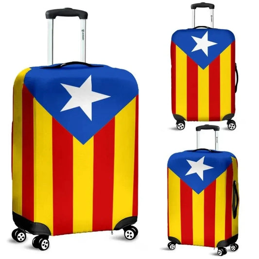 Catalonia Blue Estelada Luggage Cover Bn