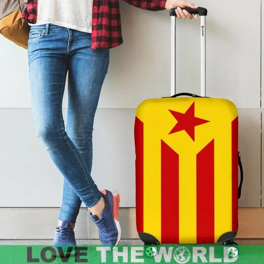 Catalonia Red Estelada Luggage Cover Bn