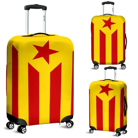 Catalonia Red Estelada Luggage Cover Bn