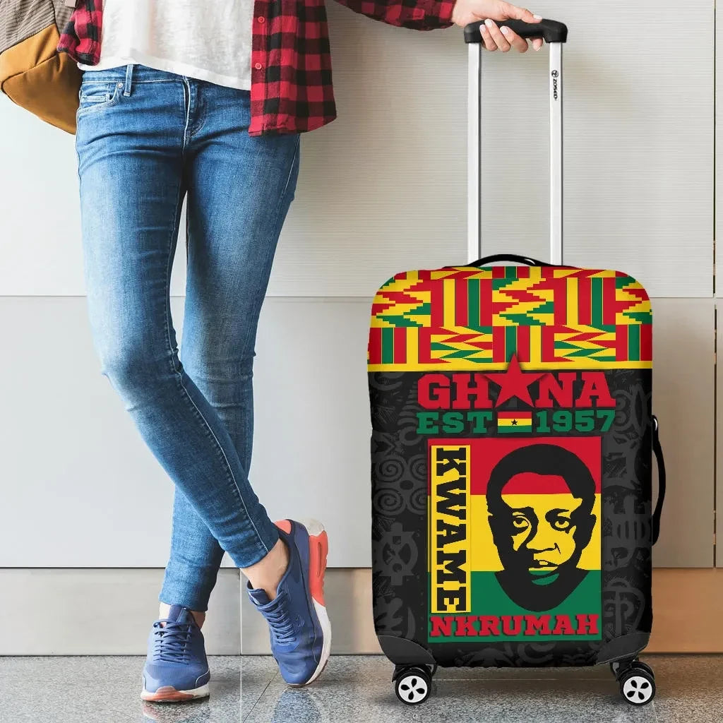 Ghana Luggage Cover EST. 1957