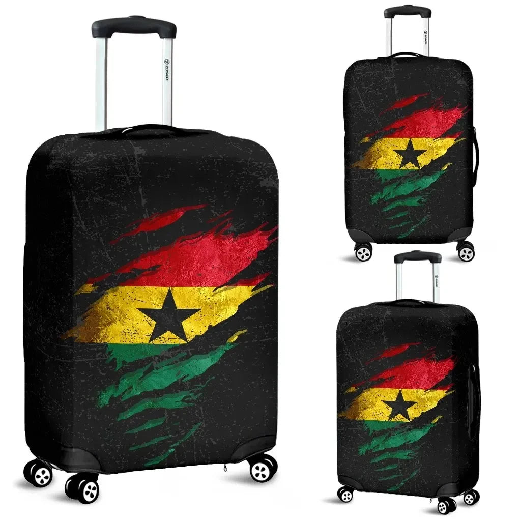 Ghana In Me Luggage Covers Special Grunge Style
