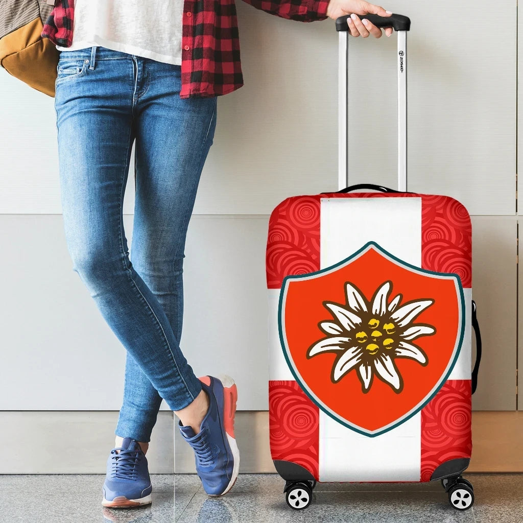 Switzerland Flag Edelweiss Shield Luggage Covers Nn9