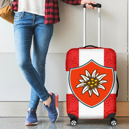 Switzerland Flag Edelweiss Shield Luggage Covers Nn9