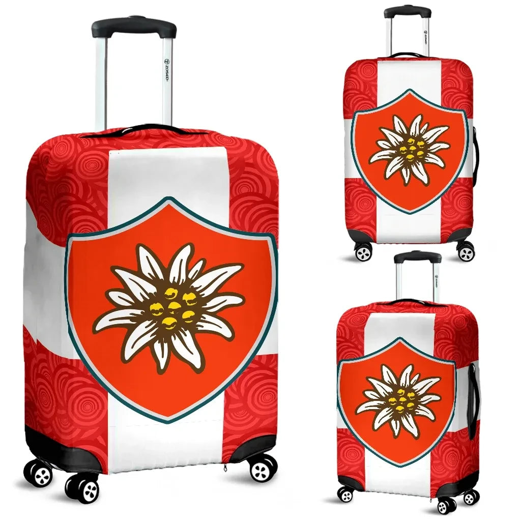 Switzerland Flag Edelweiss Shield Luggage Covers Nn9