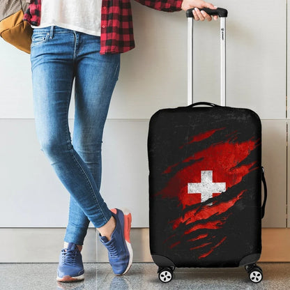 Switzerland in Me Luggage Covers Special Grunge Style