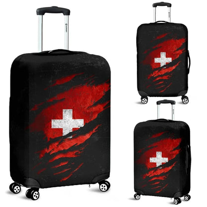 Switzerland in Me Luggage Covers Special Grunge Style
