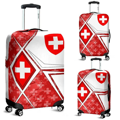 Switzerland Luggage Covers Swiss Legend