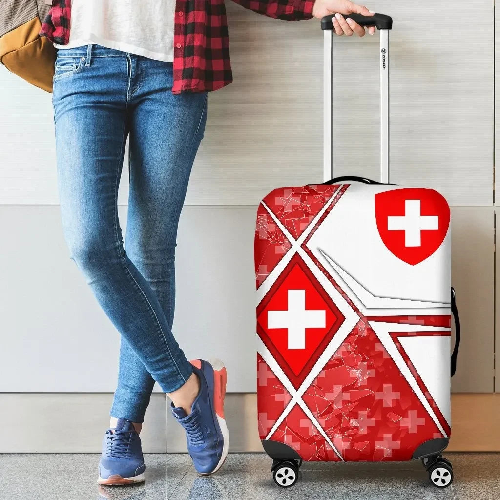 Switzerland Luggage Covers Swiss Legend