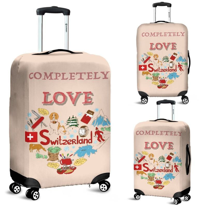 Switzerland Love 02 Luggage Cover Dm9