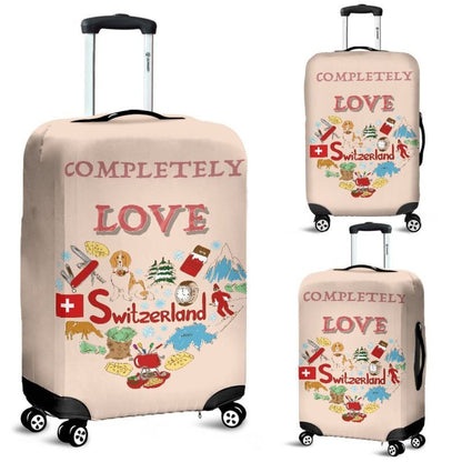 Switzerland Love 02 Luggage Cover Dm9