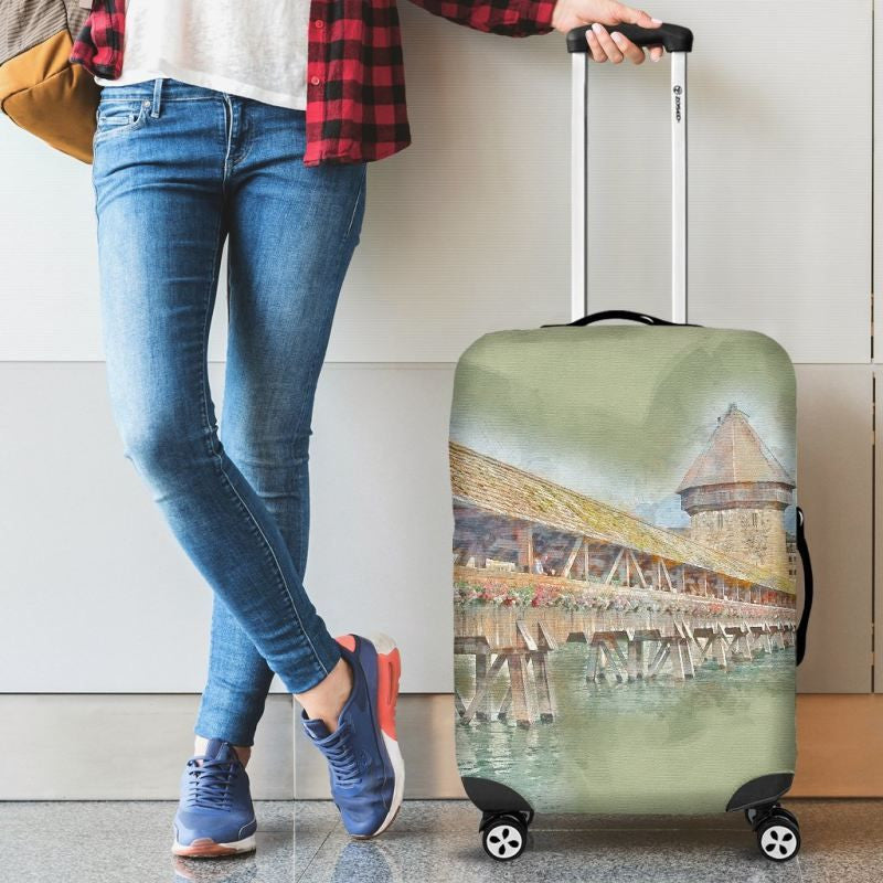 Lucerne Switzerland Luggage Cover