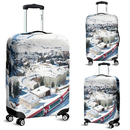 Switzerland Snow View Luggage Covers 01