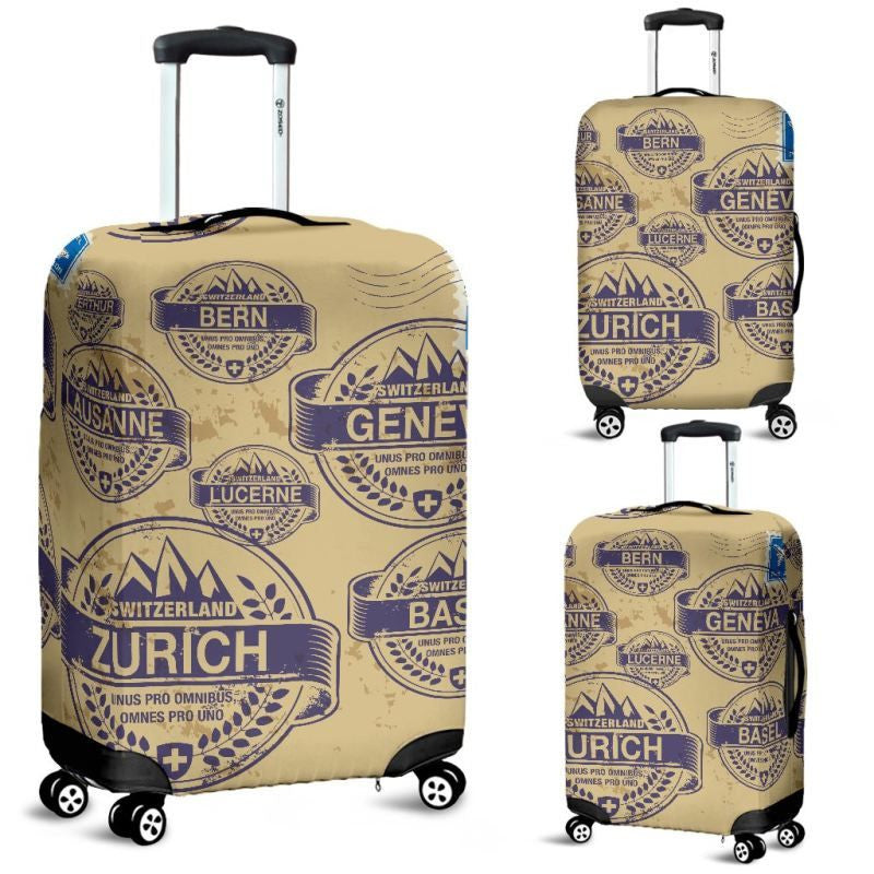 Switzerland Stamps Set Luggage Cover 01 Ha8
