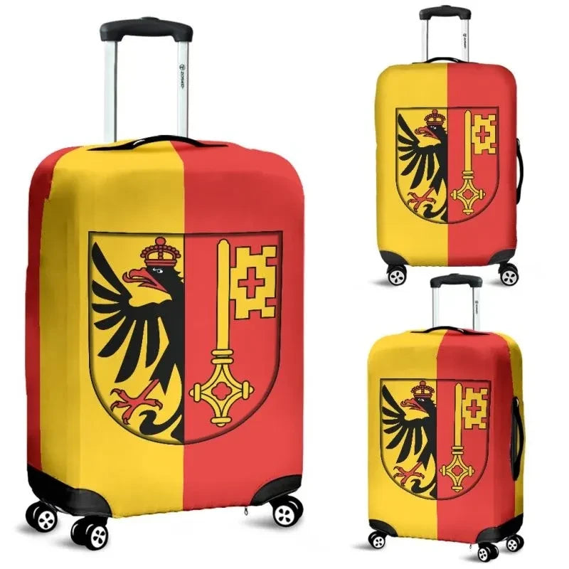 Switzerland Kanton Geneve Luggage Cover