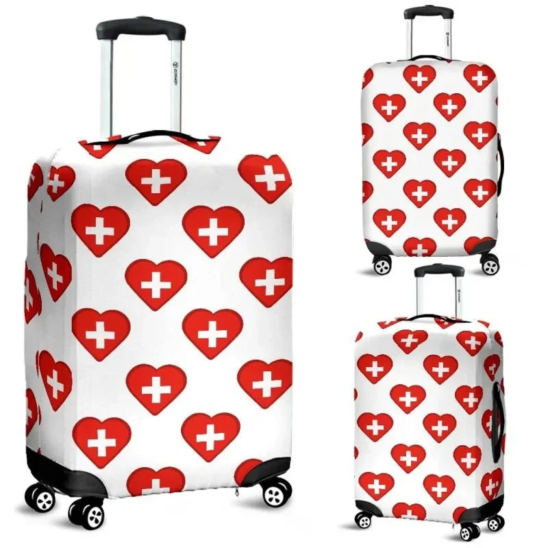 Switzerland Love Luggage Cover 01
