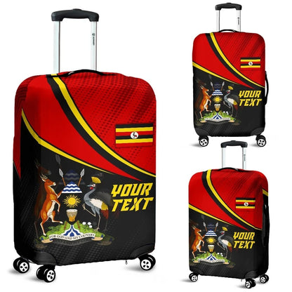 Uganda Personalised Luggage Covers National Flag
