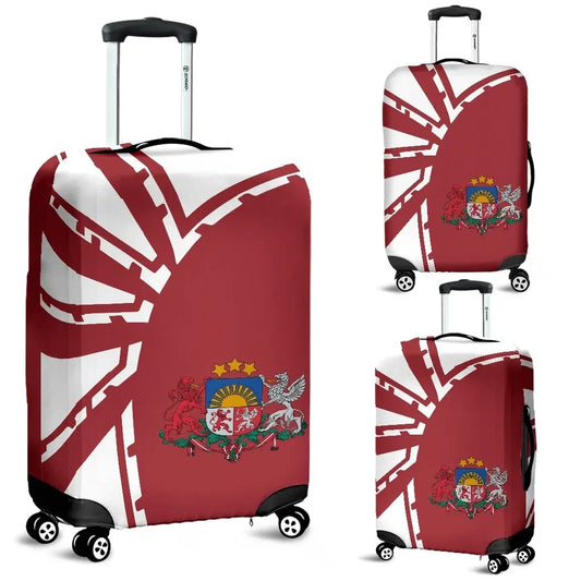 Latvia Luggage Cover Premium Style Th5