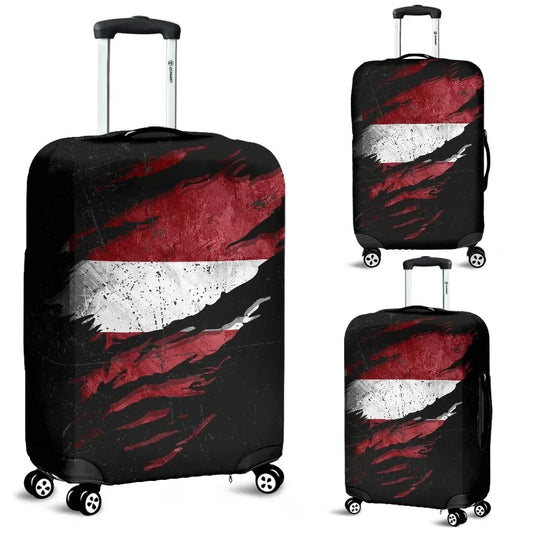 Latvia In Me Luggage Covers Special Grunge Style