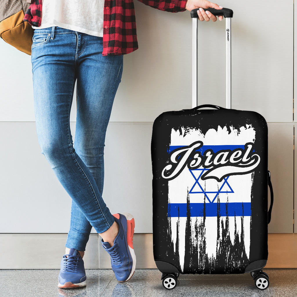 Israel Grunge Flag Luggage Cover