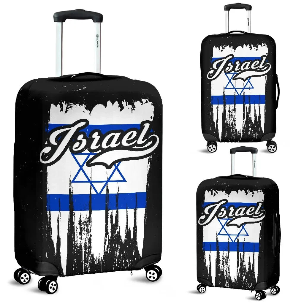 Israel Grunge Flag Luggage Cover