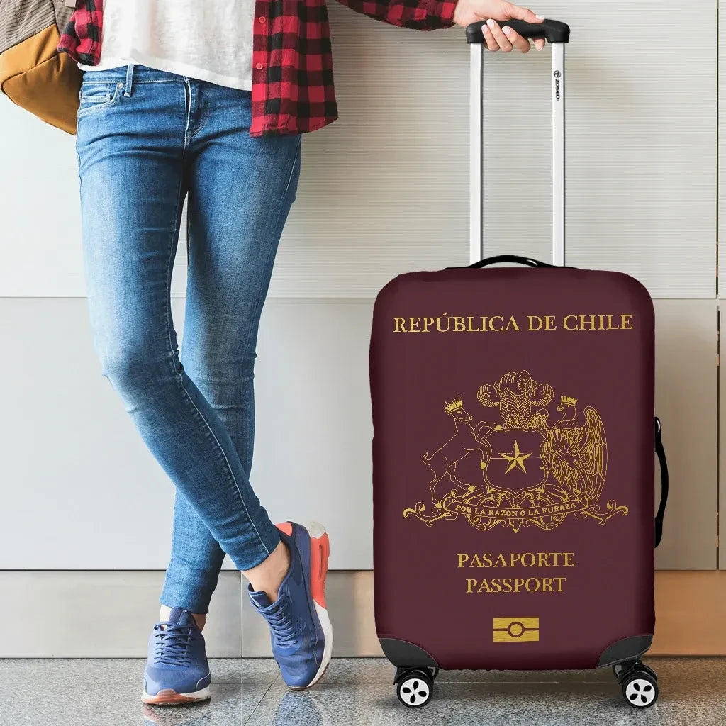 Chile Passport Luggage Cover Bn01