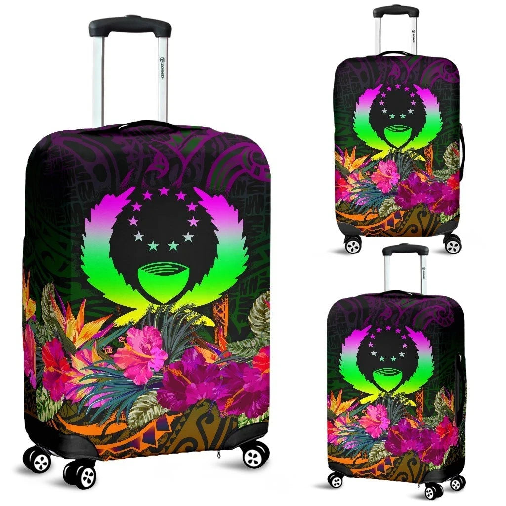 Pohnpei Luggage Covers Summer Hibiscus