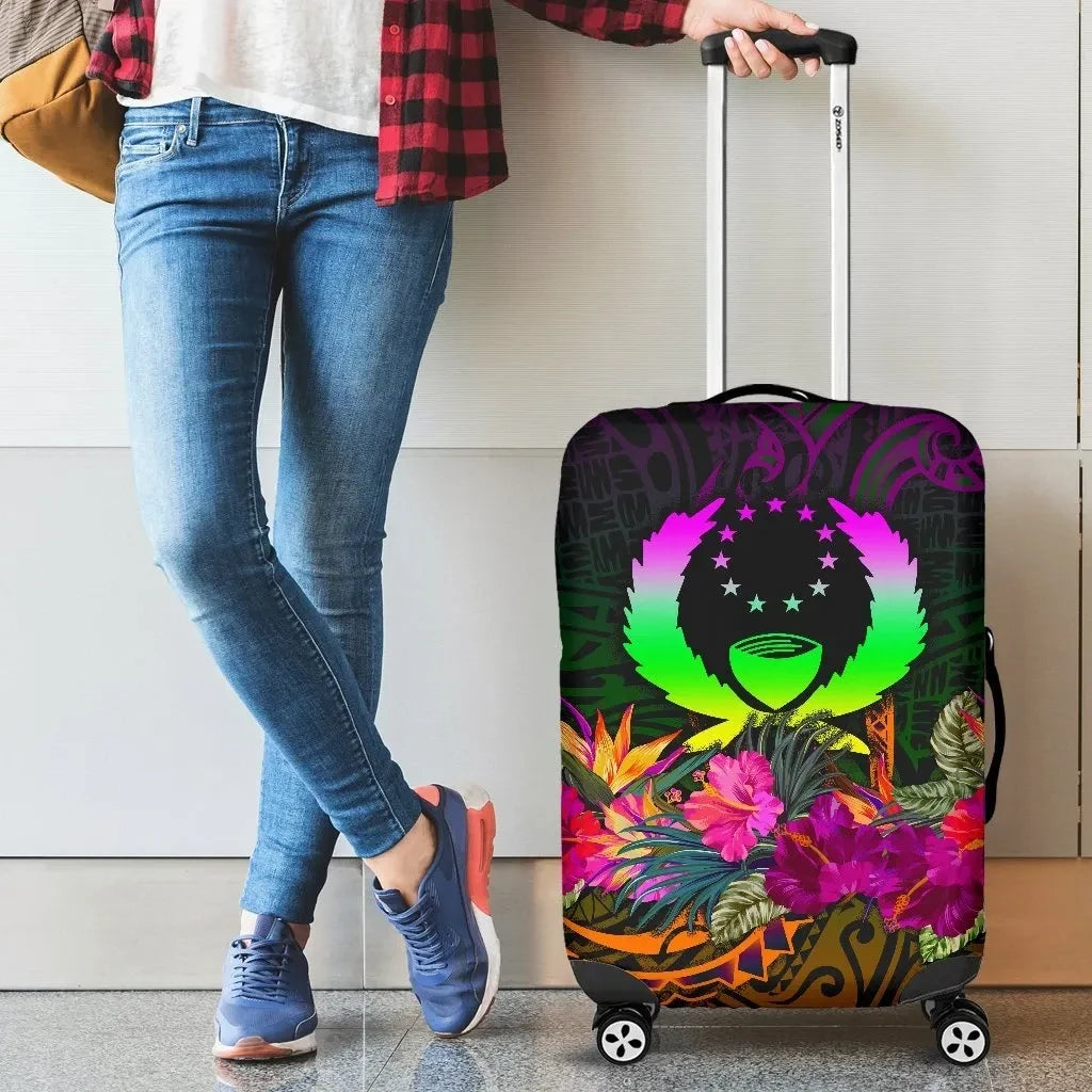 Pohnpei Luggage Covers Summer Hibiscus