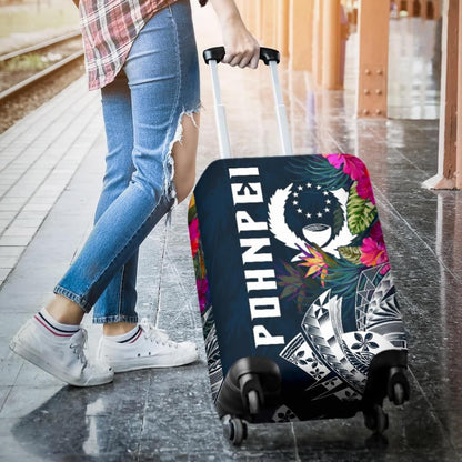Pohnpei Luggage Cover Pohnpei Summer Vibes