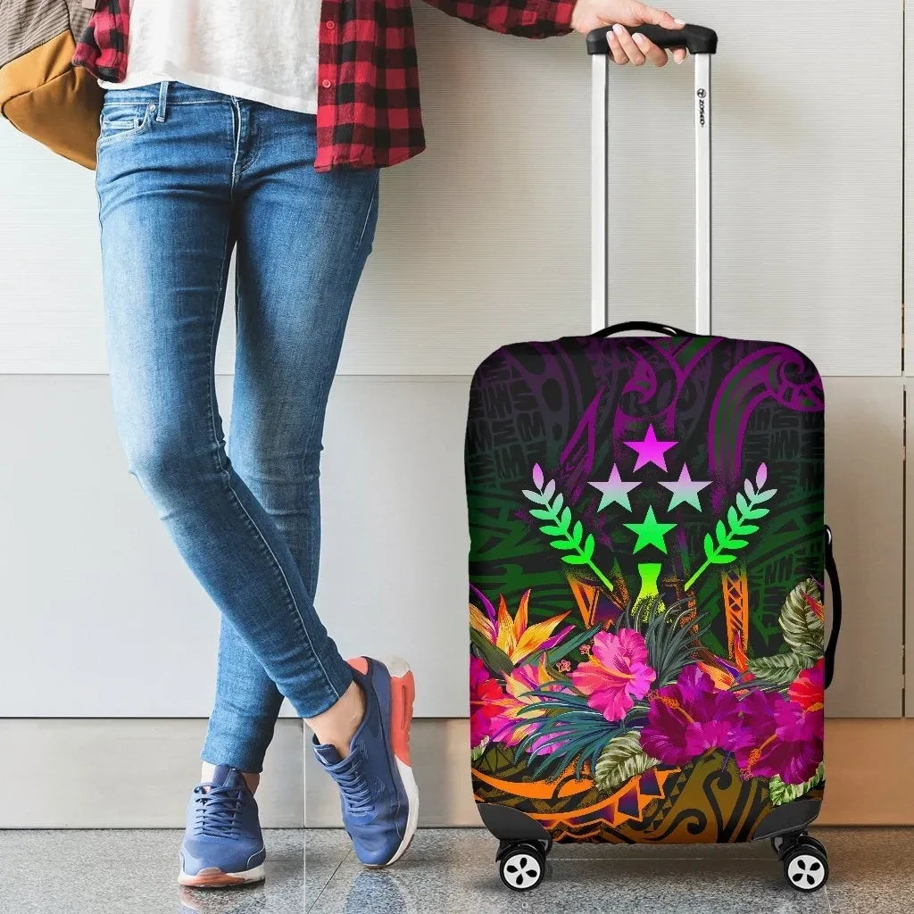 Kosrae Luggage Covers Summer Hibiscus