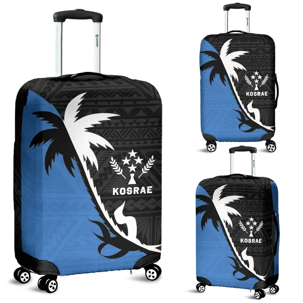 Kosrae Coconut Tree Luggage Covers